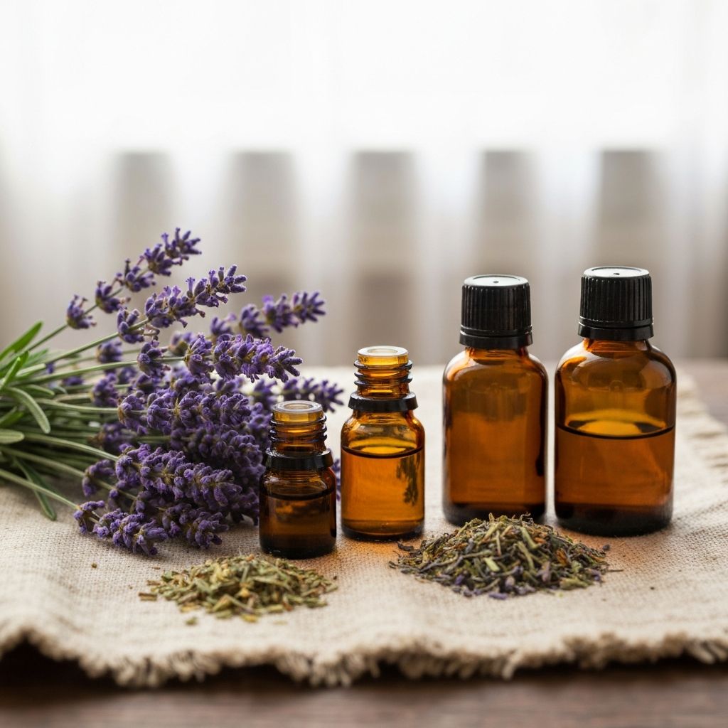 Aromatherapy arrangement with lavender