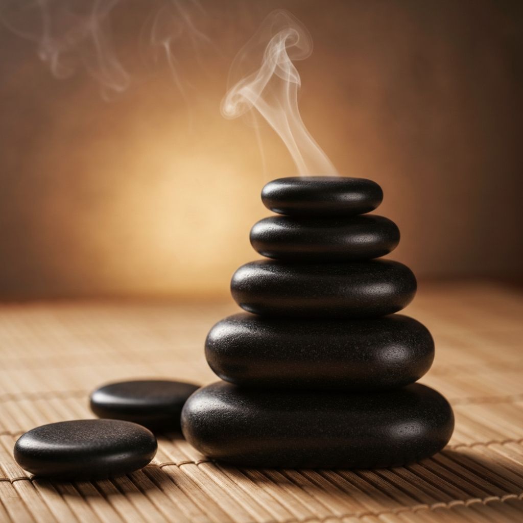 Hot massage stones